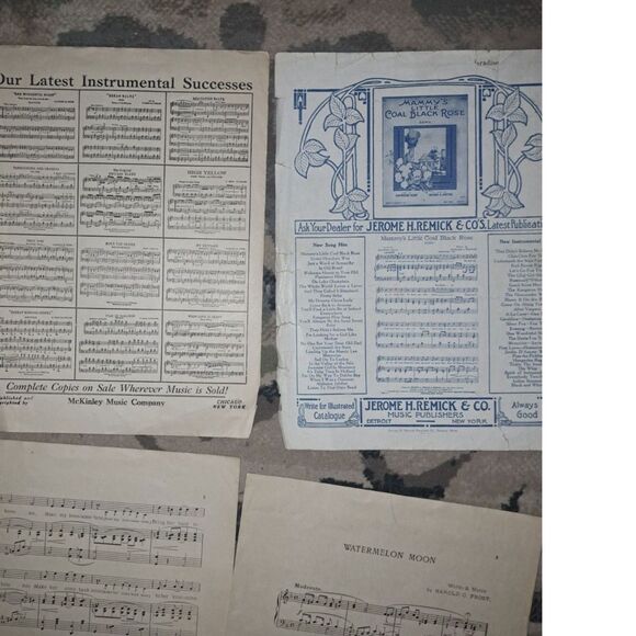 Black History VINTAGE Frameable Sheet Music Magazines Posters Original Rare 1916 - Picture 9 of 11